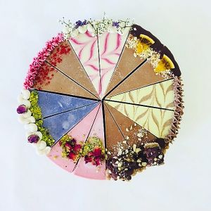 Rainbow Cake - choose 7 different flavours! at Rawnchy in Glasgow