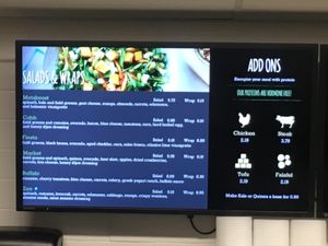 Salads and wraps with choice of protein  at IAH - freshii - TB in Houston