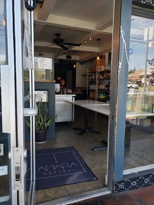 Take out only- no. Ash at Amara Kitchen in Los Angeles