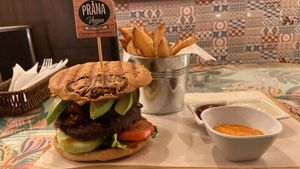   at Prana Vegan in Arequipa