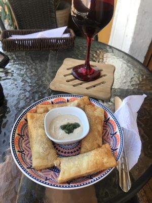 Spring Rolls  at Prana Vegan in Arequipa