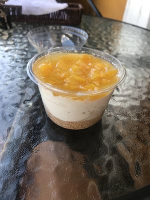 Mango Cheesecake   at Prana Vegan in Arequipa