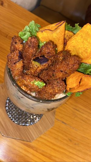 Vegan ceviche (loved it)  at Prana Vegan in Arequipa