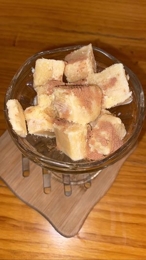 Vegan queso helado  at Prana Vegan in Arequipa