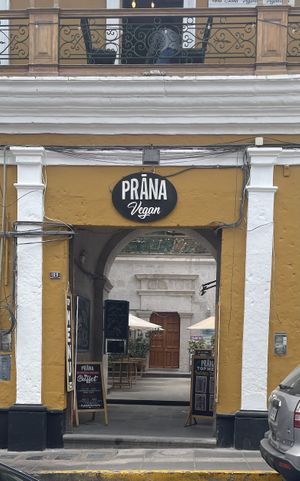   at Prana Vegan in Arequipa