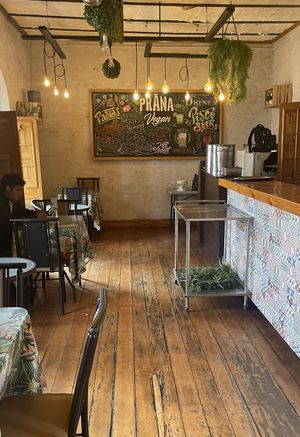   at Prana Vegan in Arequipa