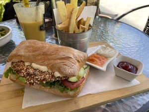   at Prana Vegan in Arequipa