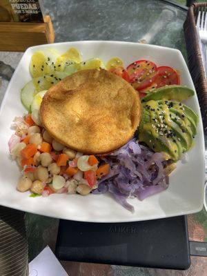   at Prana Vegan in Arequipa