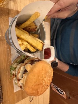 Burger Big Mac  at Prana Vegan in Arequipa