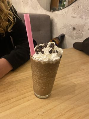 Mint banana frappe   at Prana Vegan in Arequipa