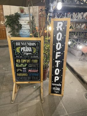   at Prana Vegan in Arequipa