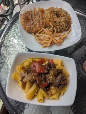 Saturday menu del día at Prana Vegan in Arequipa