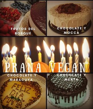 Variadas y Deliciosas tortas veganas a pedido. Ideal para cualquier tipo de celebración  at Prana Vegan in Arequipa