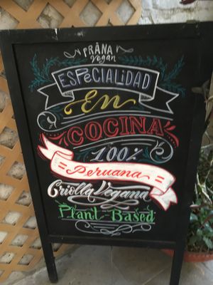 🌱 at Prana Vegan in Arequipa