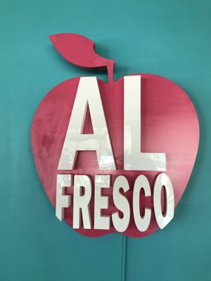 Great food  at Alfresco in Oranjestad