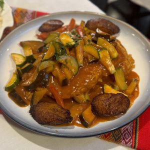 Tacu Tacu  at Así Es Mi Peru in Oranjestad