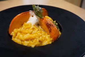 Pumpkin Risotto at Vega Vega - Cinco de Outubro in Macau