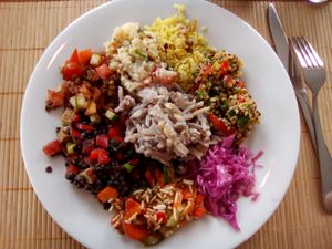 A Salad Bowl at Veganer Mitbring-Brunch in Karlsruhe in Karlsruhe