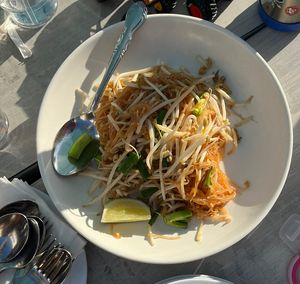 Old school Pad Thai noodles   at Plumeria in Encinitas
