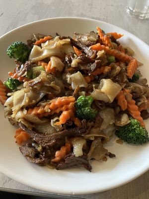 Pad See Ew with duck   at Plumeria in Encinitas