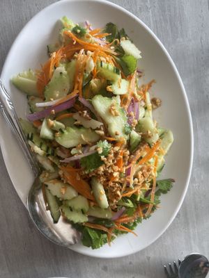 Summer salad  at Plumeria in Encinitas