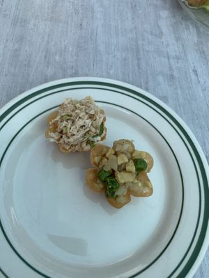 Flower cup and Tuna cup   at Plumeria in Encinitas