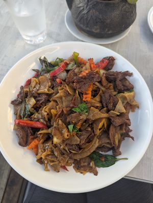 Spicy foods with "duck" at Plumeria in Encinitas