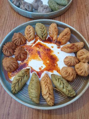 Fried dumplings at Mr.Dumpling in Istanbul