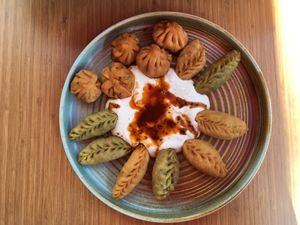 Vegan mix fried  at Mr.Dumpling in Istanbul
