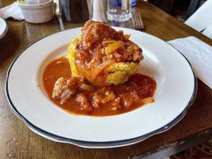 Vegan mofongo   at Cafe Berlin in San Juan