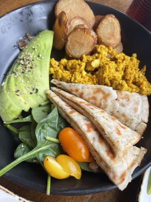 Vegan & GF Breakfast Bowl at Cafe Berlin in San Juan
