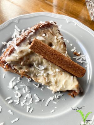 Carrot cake  at Cafe Berlin in San Juan