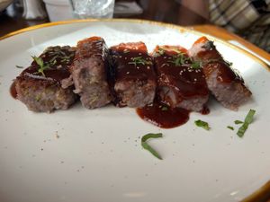 BBQ Filets at Cafe Berlin in San Juan