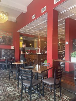 Indoor and outdoor seating available  at Cafe Berlin in San Juan