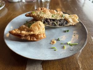 Empanada  #Veganuary at Cafe Berlin in San Juan