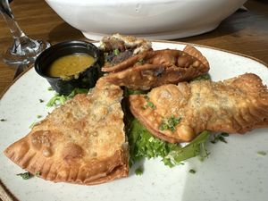 The best empanadas!  at Cafe Berlin in San Juan