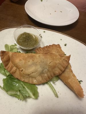 Vegan Empenadas.   at Cafe Berlin in San Juan