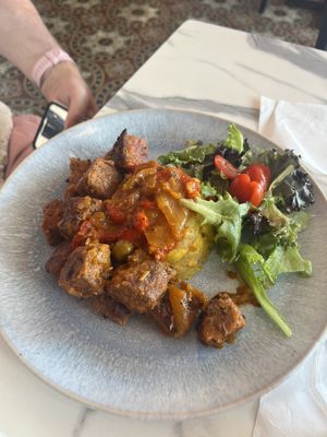Vegan Mofongo  at Cafe Berlin in San Juan