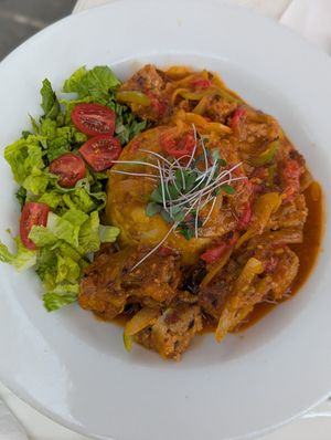 Mofongo at Cafe Berlin in San Juan