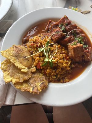 Criollo Tofu   at Cafe Berlin in San Juan
