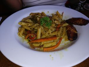 GF Pasta  at Cafe Berlin in San Juan
