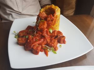 Veggie Mofongo at Cafe Berlin in San Juan