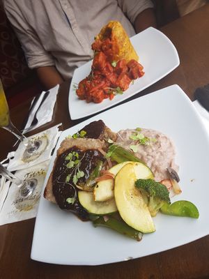 BBQ Guava Loaf   at Cafe Berlin in San Juan