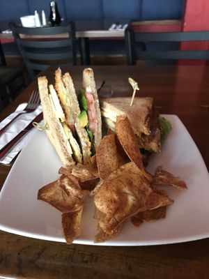 Eggplant and Tofu Sandwich at Cafe Berlin in San Juan