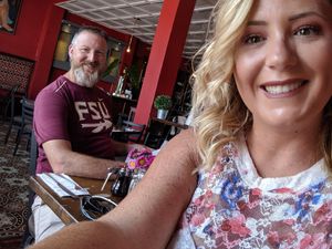 Very upscale atmosphere. at Cafe Berlin in San Juan