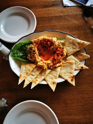 Hummus at Cafe Berlin in San Juan