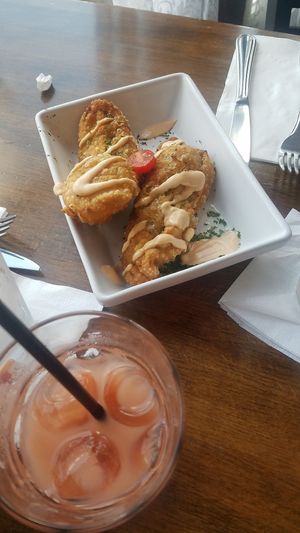 vegan empanadas at Cafe Berlin in San Juan