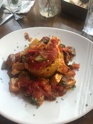 Vegan Mofongo at Cafe Berlin in San Juan