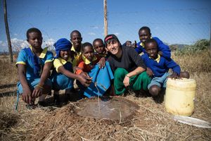 Sadhana Forest Kenya - Tree planting with Samburu children at Sadhana Forest in Maralal