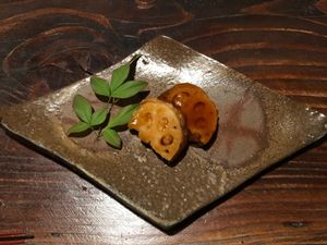 Grilled Daikon at Uka Shokudo in Teshima